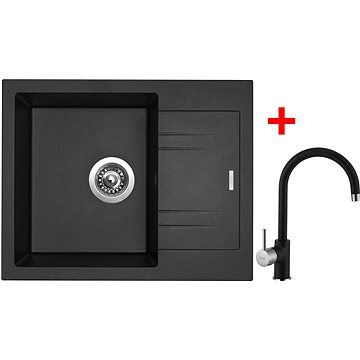 

Sinks Linea 600 Metalblack + Vitalia GR