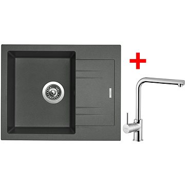 

Sinks Linea 600 Titanium + Elka