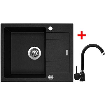 

Sinks Linea 600 XC Granblack + Polo GR