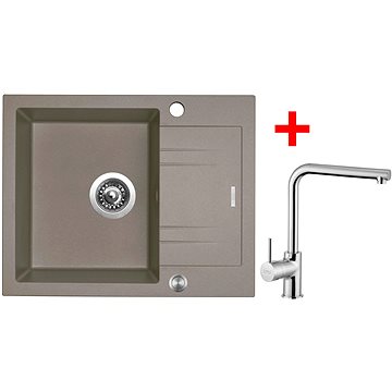 

Sinks Linea 600 XC Truffle + Elka