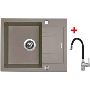 

Sinks Linea 600 XC Truffle + Flexia