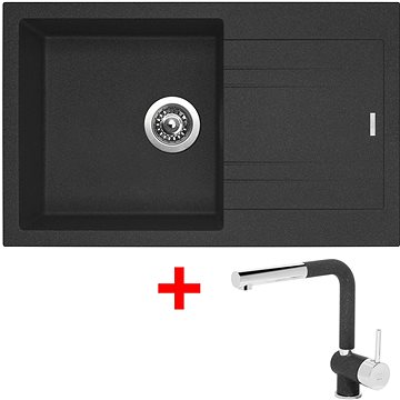 

Sinks Linea 780 Granblack + Mix 3 P GR