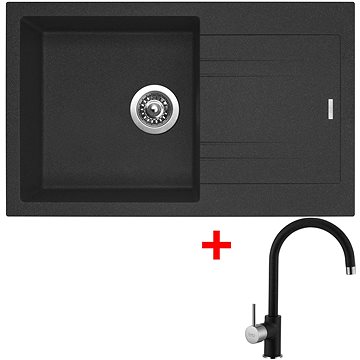 

Sinks Linea 780 Granblack + Vitalia GR
