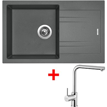 

Sinks Linea 780 Titanium + Elka