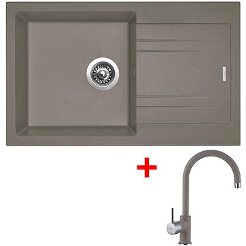 

Sinks Linea 780 Truffle + Vitalia GR