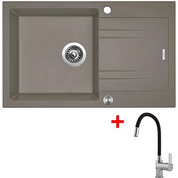 

Sinks Linea 780 XC Truffle + Flexia