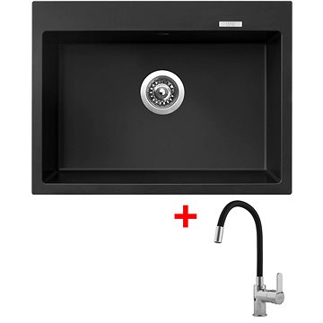 

Sinks Maximo 680 Pureblack + Flexia