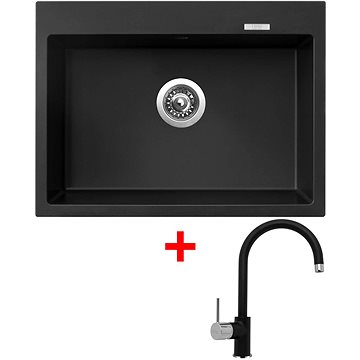 

Sinks Maximo 680 Pureblack + Vitalia GR