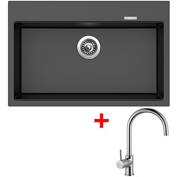 

Sinks Maximo 780 Metalblack + Vitalia