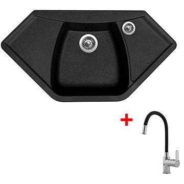 

Sinks Naiky 980 Granblack + Flexia