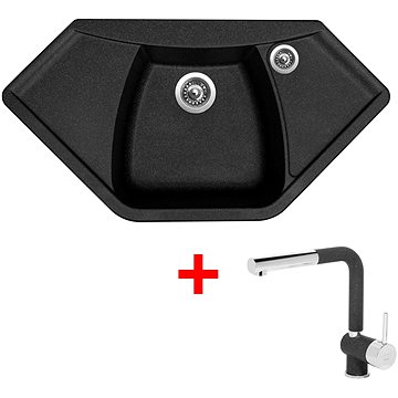 

Sinks Naiky 980 Granblack + Mix 3 P GR
