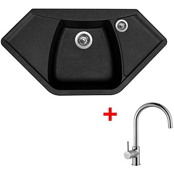 

Sinks Naiky 980 Granblack + Vitalia