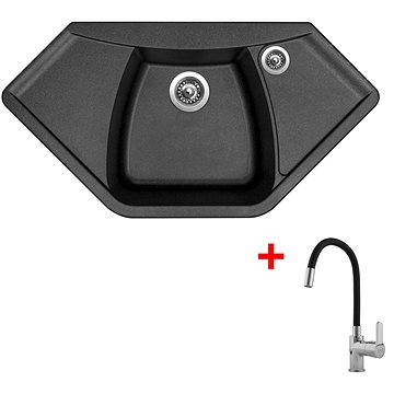 

Sinks Naiky 980 Metalblack + Flexia