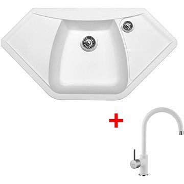 

Sinks Naiky 980 Milk + Vitalia GR