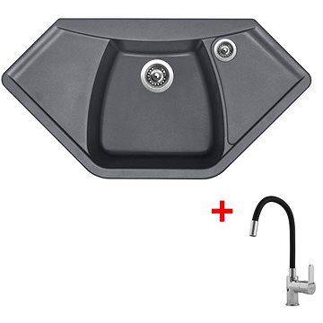 

Sinks Naiky 980 Titanium + Flexia