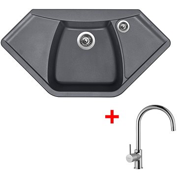 

Sinks Naiky 980 Titanium + Vitalia