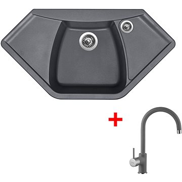 

Sinks Naiky 980 Titanium + Vitalia GR