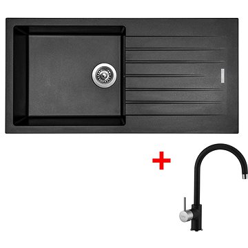 

Sinks Perfecto 1000 Metalblack + Vitalia GR