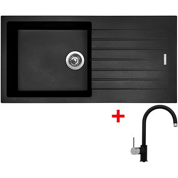 

Sinks Perfecto 1000 Pureblack + Vitalia GR