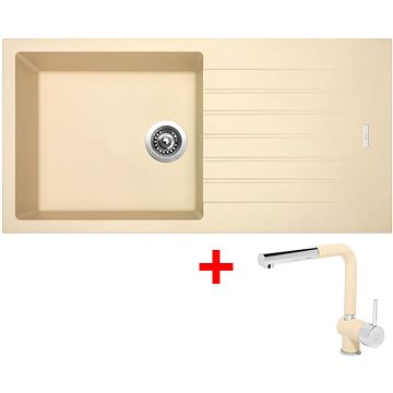 

Sinks Perfecto 1000 Sahara + Mix 3 P GR