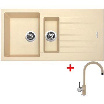 

Sinks Perfecto 1000.1 Sahara + Vitalia GR