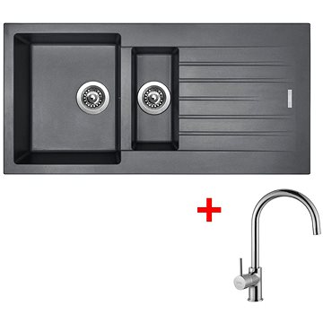 

Sinks Perfecto 1000.1 Titanium + Vitalia
