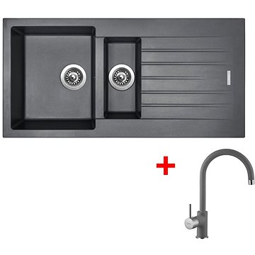 

Sinks Perfecto 1000.1 Titanium + Vitalia GR
