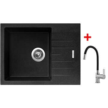 

Sinks Perfecto 650 Granblack + Flexia