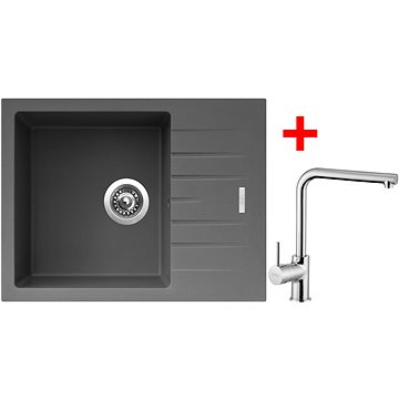 

Sinks Perfecto 650 Titanium + Elka