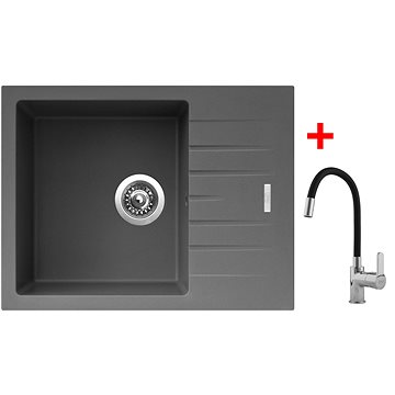 

Sinks Perfecto 650 Titanium + Flexia