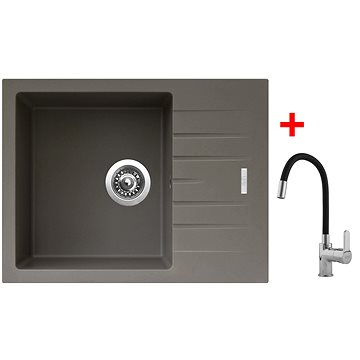 

Sinks Perfecto 650 Truffle + Flexia