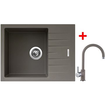 

Sinks Perfecto 650 Truffle + Vitalia GR