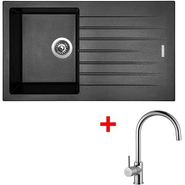 

Sinks Perfecto 860 Metalblack + Vitalia