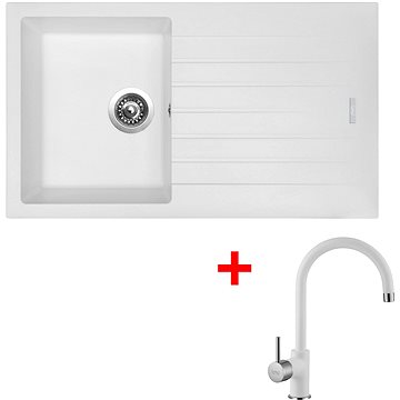 

Sinks Perfecto 860 Milk + Vitalia GR
