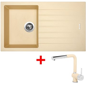 

Sinks Perfecto 860 Sahara + Mix 3 P GR