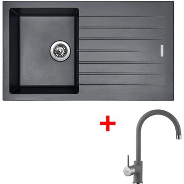 

Sinks Perfecto 860 Titanium + Vitalia GR