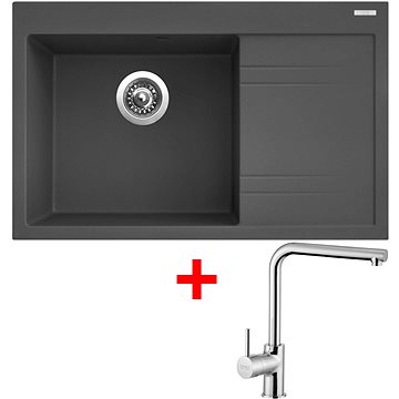 

Sinks Rim 780 L Titanium + Elka