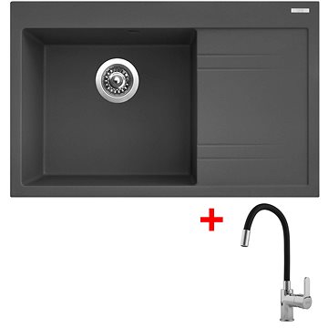 

Sinks Rim 780 L Titanium + Flexia