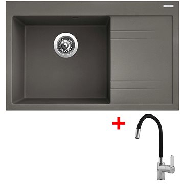 

Sinks Rim 780 L Truffle + Flexia