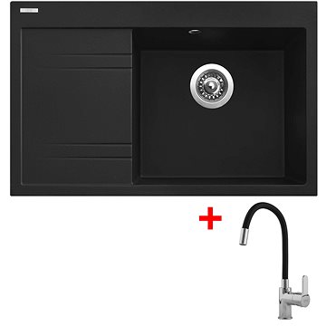 

Sinks Rim 780 P Metalblack + Flexia