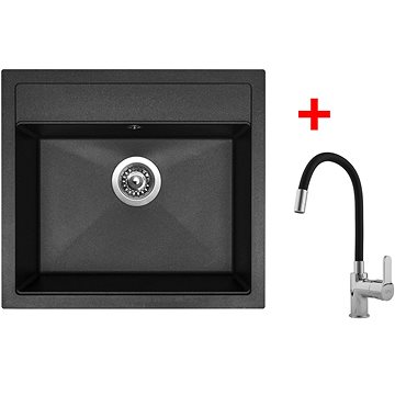 

Sinks Solo 560 Granblack + Flexia