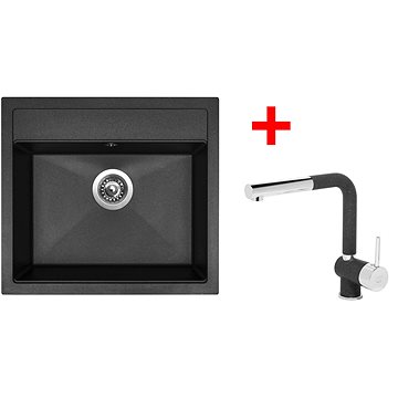 

Sinks Solo 560 Granblack + Mix 3 P GR