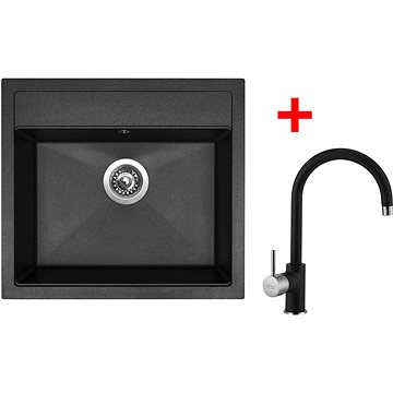 

Sinks Solo 560 Granblack + Vitalia GR