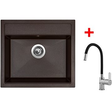 

Sinks Solo 560 Marone + Flexia