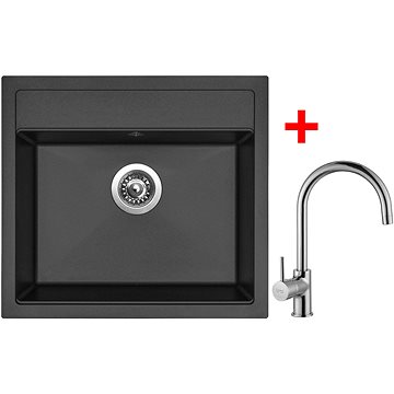 

Sinks Solo 560 Pureblack + Vitalia