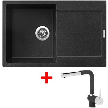 

Sinks Ultima 790 Granblack + Mix 3 P GR