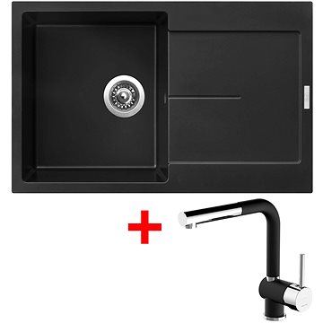 

Sinks Ultima 790 Pureblack + Mix 3 P GR