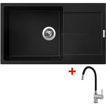 

Sinks Ultima 860 XXL Pureblack + Flexia