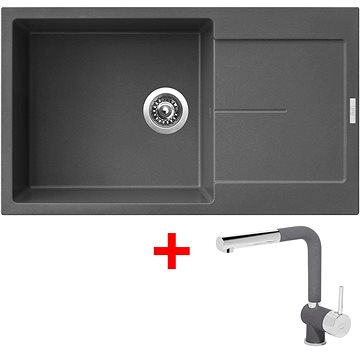

Sinks Ultima 860 XXL Titanium + Mix 3 P GR