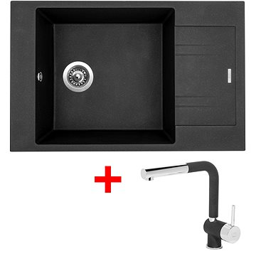 

Sinks Vario 780 Metalblack + Mix 3 P GR